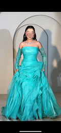 Tiffany layered dress فستان تيفاني من ايفز برايدل