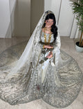 Ultra Luxurious henna thoub (4 pcs)  ثوب حنه فخم جدا يتكون من ٤ قطع